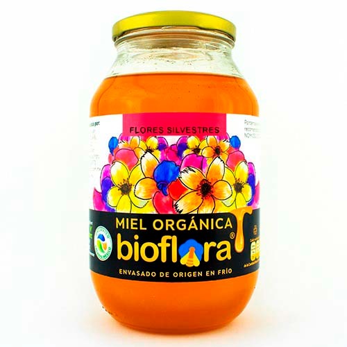 Miel orgánica por floración 1200g