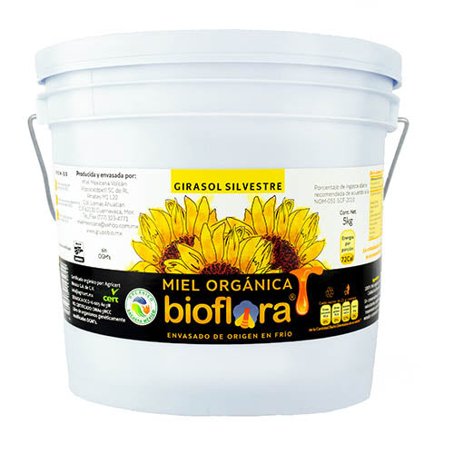 Cubeta de 5kg Miel por floración.