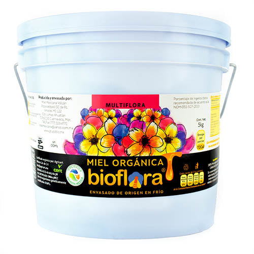 Cubeta de 5kg Miel por floración.