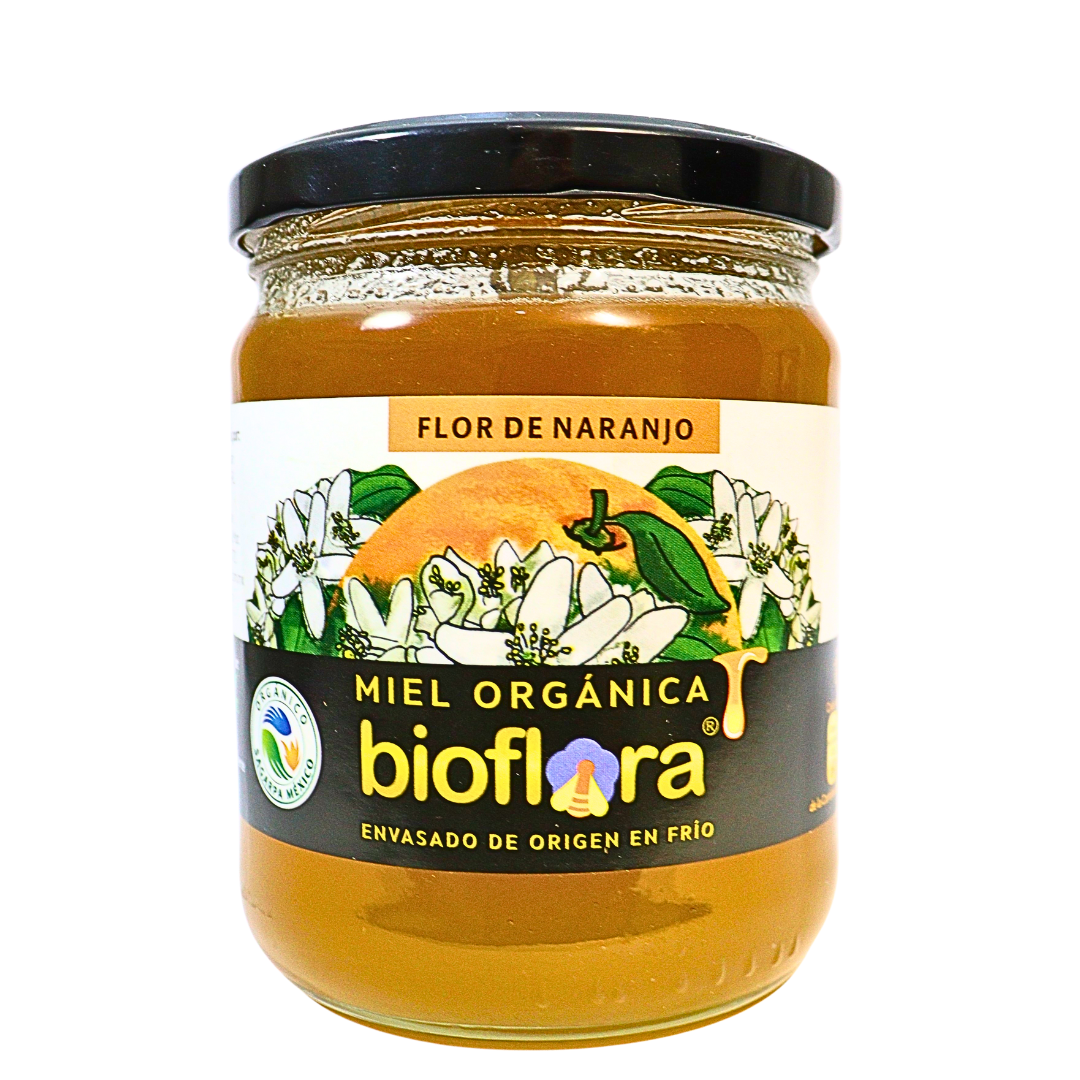 Miel orgánica por floración 550g